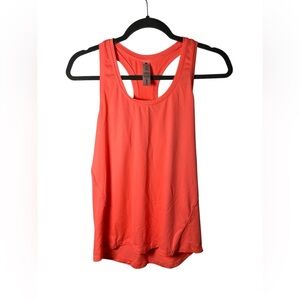 Yogalicious Racerback Tank Top Coral Orange XS Activewear Yoga Gym